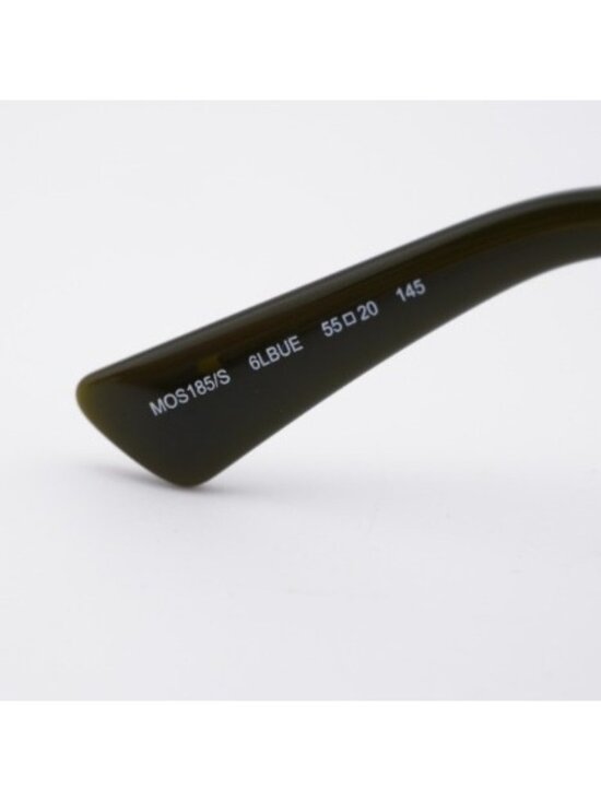 Moschino MOS185/S 06LB UE Sunglasses - Ruthenium Oval Frame, Mirror Lenses main image 5